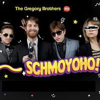 Photo meant to show The Gregory Brothers aka schmoyoho